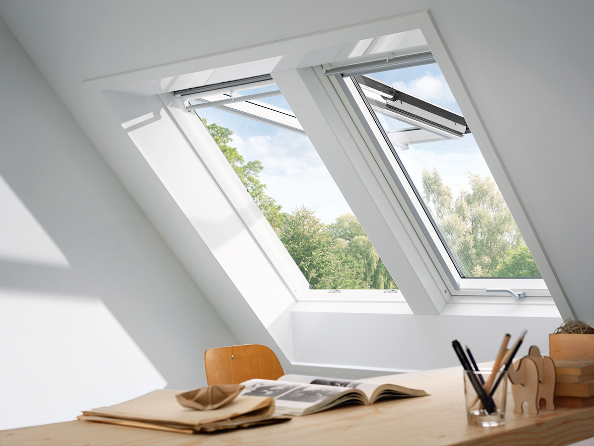 Velux Klapp-Schwing Fenster GPU - UK08 0070 PU Alu Thermo 134 x 140 cm