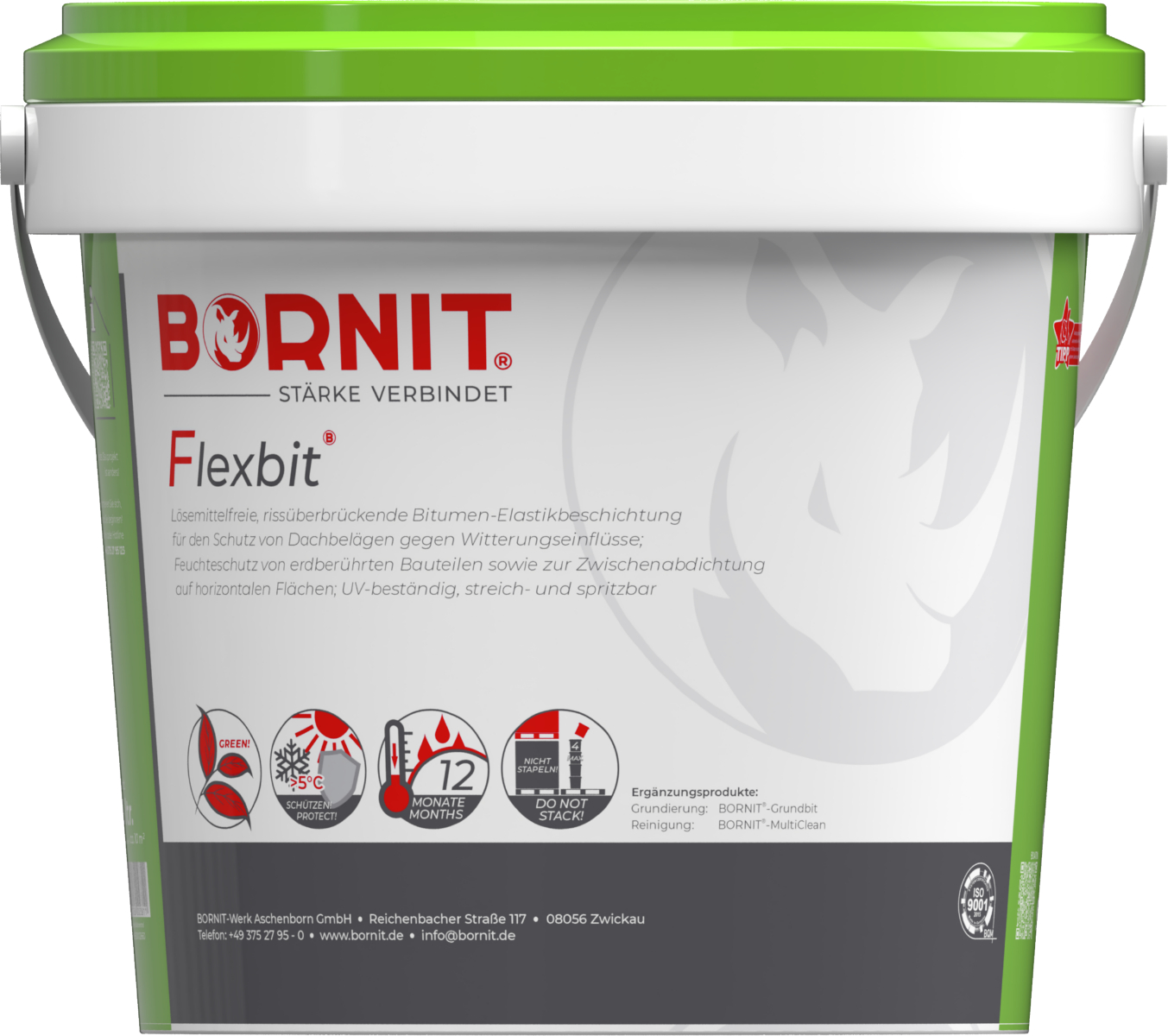 Bornit Flexbit  5 kg/Geb. - Bitumen-Latex-Beschichtung