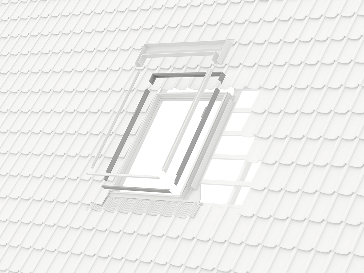 Velux Eindeckrahmen Anpass-Set ELX - Y45 0000 z. Austausch alter Fenster