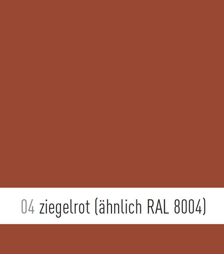 Alu-Bl. 0,7 mm Color 1x2 m - kupferbraun/oxydrot 3,85 kg